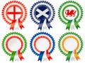 Six Nations Rosettes Royalty Free Stock Photo