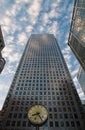 Six Public Clocks by Konstantin Grcic, Canary Wharf, London, England Royalty Free Stock Photo