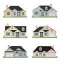 Six ranch homes