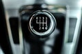 Six speed gear shifter Royalty Free Stock Photo