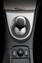 Six speed gear stick Royalty Free Stock Photo