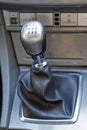 Six speed stick shift Royalty Free Stock Photo