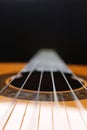 Six strings classic guitar Royalty Free Stock Photo