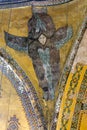 The Seraph angel inside Aya Sofya at Istanbul in Turkey.