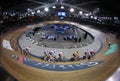 Sixday cycling series finals in palma velodrome Royalty Free Stock Photo