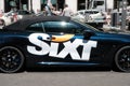 Sixt brand logo on BMW car door
