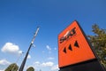 Sixt logo on their main agency in Belgrade. Sixt is a German group specialized in car rental and automobile leasing