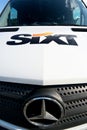Sixt logo at van for hire