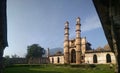 Sixteenth century historic jaami masjid of champaner pavagarh made by sultans of gujarat Royalty Free Stock Photo