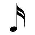 Sixteenth note. Musical symbol