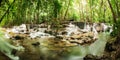 The sixth level of Huai Mae Kamin Waterfall