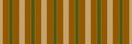 Sixties fabric textile seamless, many stripe texture vector. Party background lines pattern vertical in amber and cornsilk colors