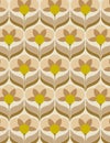 Sixties flower wallpaper