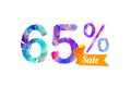 65 sixty five percents sale