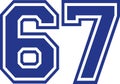 Sixty-seven college number 67