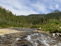 Siyeh Creek Glacier National Park Royalty Free Stock Photo