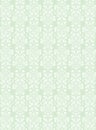 Elegant white flowers pattern textured green wallpaper background