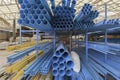 Size of pvc pipes in Materials Warehouse.