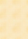 A4 size yellow sheet of old paper with engineering millimeter grid Royalty Free Stock Photo