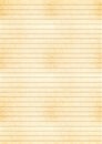 A4 size yellow sheet of old paper with one centimeter grid Royalty Free Stock Photo