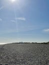 Sizewell B nuclear power station and beach