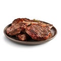 Sizzling Argentinean Asado: Grilled Meat on a Plate .