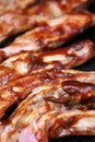 Sizzling Barbecue ribs Royalty Free Stock Photo