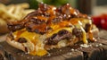 Sizzling Delight: Indulge in the Tempting Flavors of Cheese Melted Steak -