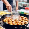 Sizzling Delights: Journey of Cooking Takoyaki - Japan\'s Most Popular and Delicious Snack