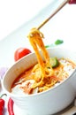 Sizzling Noodle Royalty Free Stock Photo