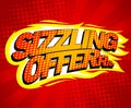 Sizzling offer sale design.