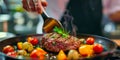 The Sizzling Symphony: A Culinary Maestros Steak Show