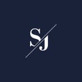 SJ initial modern logo designs inspiration, minimalist logo template