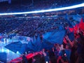 SKA Ice Hockey Fans Waving Flags