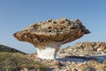 Skadi stone, Kimolos island landmark, Cyclades, Greece Royalty Free Stock Photo