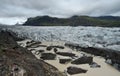 Skaftafell glacier, Iceland. Royalty Free Stock Photo