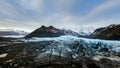 Skaftafell glacier, Vatnajokull National Park in Iceland