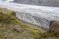 Skaftafell glacier, Vatnajokull national park, Iceland Royalty Free Stock Photo
