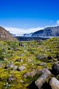 Skaftafell National Park, glacier Royalty Free Stock Photo