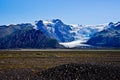 Skaftafell National Park, glacier Royalty Free Stock Photo
