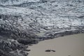 Skaftafellsjokull glacier moraine, Iceland