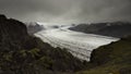 Skaftafellsjokull glacier tongue in Skaftafell, Iceland.