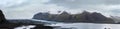 Skaftafellsjokull glacier, Iceland. Glacier tongue slides from the Vatnajokull icecap or Vatna Glacier near subglacial EsjufjÃÂ¶ Royalty Free Stock Photo