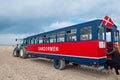 Tractor with a passenger wagon Royalty Free Stock Photo