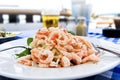 Skagen Swedish shrimp salad Royalty Free Stock Photo