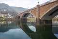 Skagerrak Bridge and Moselle River - Cochem, Germany Royalty Free Stock Photo