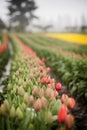 Skagit Valley Tulips Royalty Free Stock Photo