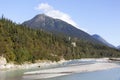 Skagway River Landscape Royalty Free Stock Photo