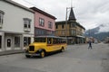View of the historic town of Skagway, Alaska, USA