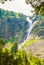 Skakavitsa waterfall during high water flow, Bulgaria